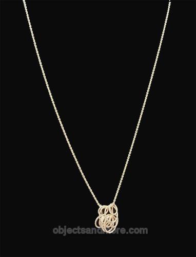 Twisted Pendant Sterling Twists Sterling Cable Chain by NAOMI